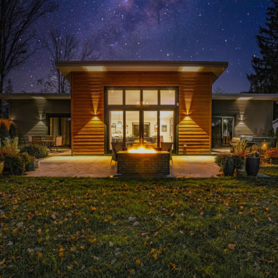 Mid Mod Lake House